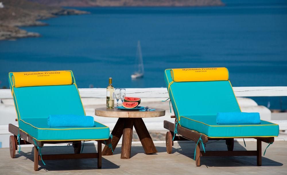 Myconian Princess Luxury Villas Kalafatis Ngoại thất bức ảnh